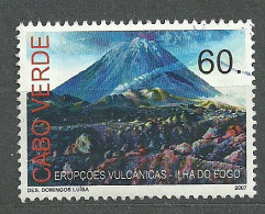Cape Verde, 2007 (#917a), Volcanic Eruptions, Vulkanausbrüche, Eruzioni Vulcaniche, Éruptions Volcaniques - 1v Single - Volcans