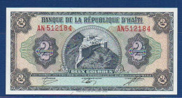 HAITI - P.245A – 2 Gourdes ND (1986 - 1988) UNC, S/n AN512184 - Haïti