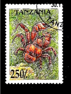 ►  TANZANIA  (Crabe Crustacé). Burgus Latro Crab   250  1994 - Crustaceans