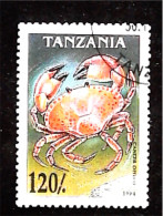 ►  TANZANIA  (Crabe Crustacé). CANEER OPILLO Crab   150 1994 - Crustaceans