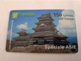 FRANCE/FRANKRIJK  / 150 UNITS/ CHINA TEMPEL/ PREMIER TELECOM      / PREPAID  USED         ** 14725** - Nachladekarten (Handy/SIM)