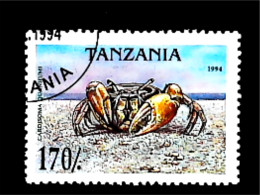 ►  TANZANIA  (Crabe Crustacé). CARDISOMA QUANHUMI    Crab   170 1994 - Crustaceans