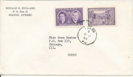 Canada Cover Sent To USA Magog 1951 Nice Cover - Lettres & Documents