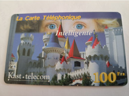 FRANCE/FRANKRIJK  / 100 FR/ KAST TELECOM/ INTELLIGENTE/ CASTLE     / PREPAID  USED         ** 14732** - Mobicartes: Móviles/SIM)