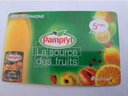 FRANCE/FRANKRIJK  / 5 MINUTES/ PAMPRYL /LA SOURCE DES FRUITS     / PREPAID  USED         ** 14735** - Per Cellulari (telefonini/schede SIM)