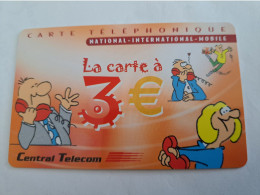 FRANCE/FRANKRIJK  / € 3,-/ PEOPLE ON PHONE     / PREPAID  USED         ** 14736** - Voorafbetaalde Kaarten: Gsm