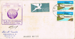 51273, Carta Aerea Impresos KENMAR (South Africa) 1972. SPACE, Stadan Station NASA, Signed Espacio - Airmail