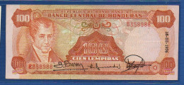 HONDURAS - P. 67c – 100 Lempiras 18.III.1976 VF/XF, S/n B358988 - Honduras