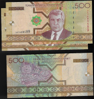3x Banknote Turkmenistan 500 Manat 2005 Pick-19 Uncirculated - Turkmenistán