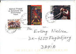 Poland Cover Sent To Denmark Police 7-2-2003 Topic Stamps - Brieven En Documenten