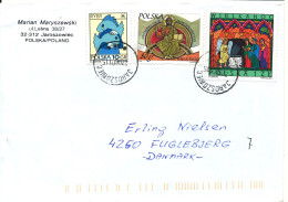 Poland Cover Sent To Denmark Jaroszowiec 27-6-2001 Topic Stamps - Lettres & Documents