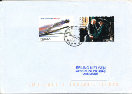 Poland Cover Sent To Denmark Kielce 6-7-2003 Topic Stamps - Cartas & Documentos