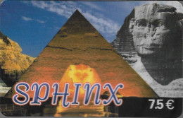 FRANCE - Egypt Related Card - Sphinx - Used - Sin Clasificación