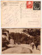 ROMANIA : 1952 - STABILIZAREA MONETARA / MONETARY STABILIZATION - POSTCARD MAILED With OVERPRINTED STAMPS - RRR (am158) - Lettres & Documents