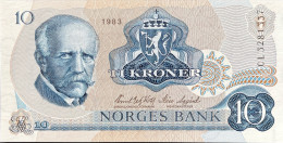 Norway 10 Kroner, P-36c (1983) - UNC - Norwegen