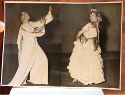 Photo 1949 Acteurs Alexandre Sakharoff Clotilde Von Derp Vintage Print Photo New York Times Théâtre Champs Elysées - Berühmtheiten