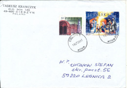 Poland Cover Cieszyn 14-4-2004 Topic Stamps - Storia Postale