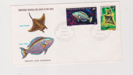 AFARS & ISSAS 1971 FDC Cover Fish - Covers & Documents