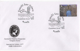 SPAIN. POSTMARK. SAN VALERO. LA CATRIA. CASTELNOU (TERUEL). 2015 - Otros & Sin Clasificación