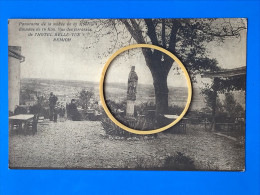 Luxembourg - Remich - Hotel Belle-Vue - Vue Des Terrasses Avec Panorama De La Vallée De La Moselle 1933 - Remich