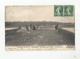 SAINT HUBERT (S ET O) LES ETANGS CHAUSSEE DES ARCHES LES PECHEURS 1909 - Le Perray En Yvelines