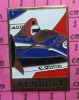 912A Pin's Pins / Beau Et Rare / SPORTS / AUTOMOBILE F1 FORMULE 1 CANON RENAULT Grand Pin's - Car Racing - F1