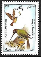 Afghanistan - 1985 ** MNH :  European Green Woodpecker  -  Picus Viridis - Climbing Birds