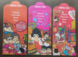 Malaysia IKEA 2015 Family Food Cartoon Animation Panda Chinese New Year Festival Angpao (money Packet) - New Year