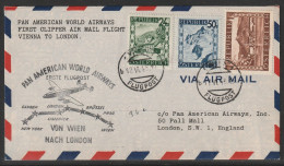 1946, PANAM, Erstflug, Wien-London - Eerste Vluchten