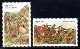 South Africa - 1981 Battle Of Amajuba Set (**) # SG 486-487 - Unused Stamps