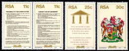South Africa - 1984 New Constitution Set (**) # SG 566-569 - Unused Stamps