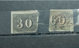 Brazil Brésil 1850-1866 Yv 13-14 (371) - Used Stamps