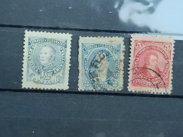 Argentina 1889-1891 Yv 73, 76 & 78 (374) - Gebruikt