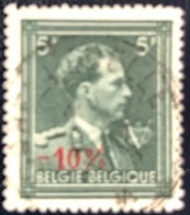 België - Belgique - C18/15 - 1946 - (°)used - Michel 750 - Koning Leopold III Met 'V' En Kroon - 1946 -10%