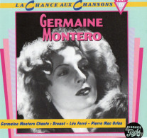 POCHETTE DE CD DEDICACEE PAR LA CHANTEUSE FRANCAISE GERMAINE MONTERO - Toebehoren En Hoezen