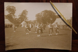 Photo 1900's Joueurs De Cornemuse Scotland Ecosse Tirage Albuminé Albumen Print Vintage - Ancianas (antes De 1900)