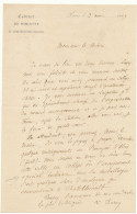 Lettre De Victor DURUY, Ministre De L'Instruction Publique Au Maire De Chatellerault - Enseignement, 1867 - Politisch Und Militärisch