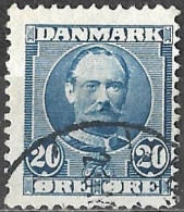 Denmark 1907 Used Stamp King Frederik VIII 20 Ore [WLT272] - Gebruikt