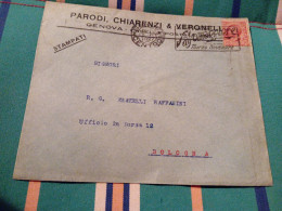 LETTERA PUBBLICITARIA CON ANNULLO PUBBLICITARIO  SALSOMAGGIORE- VIAGGIATA 1927 - Reclame