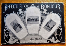 MONS  -  Affectueux Bonjour De Mons     -   1909 - Mons