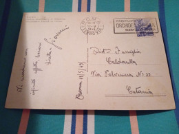 CARTOLINA ROMA CON ANNULLO PUBBLICITARIO POSTALE  PROFUMO ORCHIDEA - VIAGGIATA 1949 - Reclame