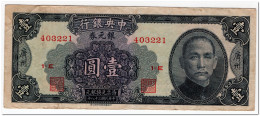 CHINA,1 SILVER DOLLAR,1949,P.441,VF - Chine