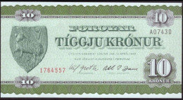 10 Krone 1974,(20) Faroe Islands / Faroe Islands UNC - Faroe Islands