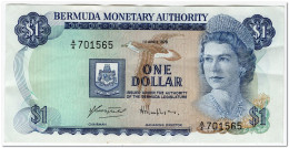 BERMUDA,1 DOLLAR,1978,P.28b,VF-XF - Bermudas