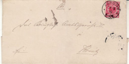 POLAND / GERMAN ANNEXATION 1895  LETTER  SENT FROM KARSIN TO CHOJNICE /KONITZ/ - Storia Postale