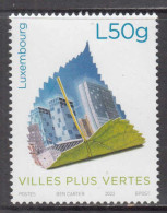 2022 Luxembourg Green Cities Environment Sustainability Complete Set Of 1  MNH - Unused Stamps