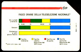 G 35 C&C 1134 SCHEDA TELEFONICA USATA FASCE ORARIE 31.12.91 PIK 10.000 L. - Públicas Ordinarias