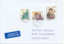 Poland Cover Sent To Denmark Bytom 16-2-2004 Topic Stamps - Cartas & Documentos