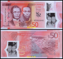 Jamaica 50 Dollars 2023, Polymer, Commemorative, AD Prefix, UNC - Giamaica