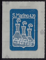 SAN MARINO 2017 Embroidered Stamp -140th Anniversary Frist Postal Issue - Scarce And Unusual - Nuevos